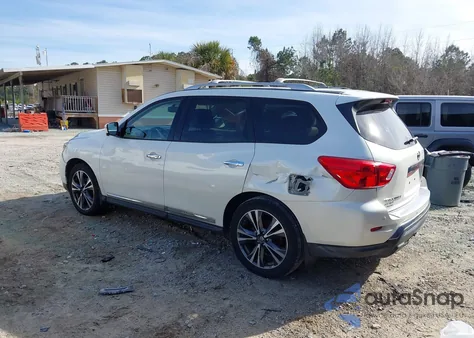 2017 Nissan Pathfinder Platinum from USA, damaged, VIN 5N1DR2MN2HC676755